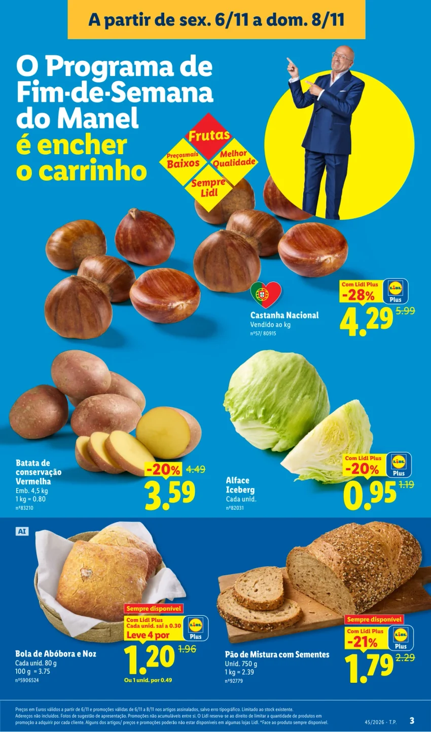Página 3 do Folheto LiDL Promoções Fim De Semana