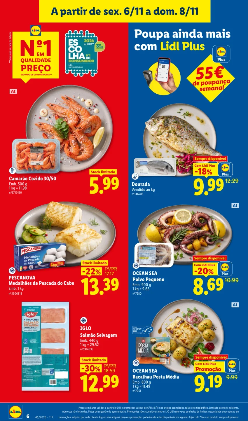 Página 6 do Folheto LiDL Promoções Fim De Semana