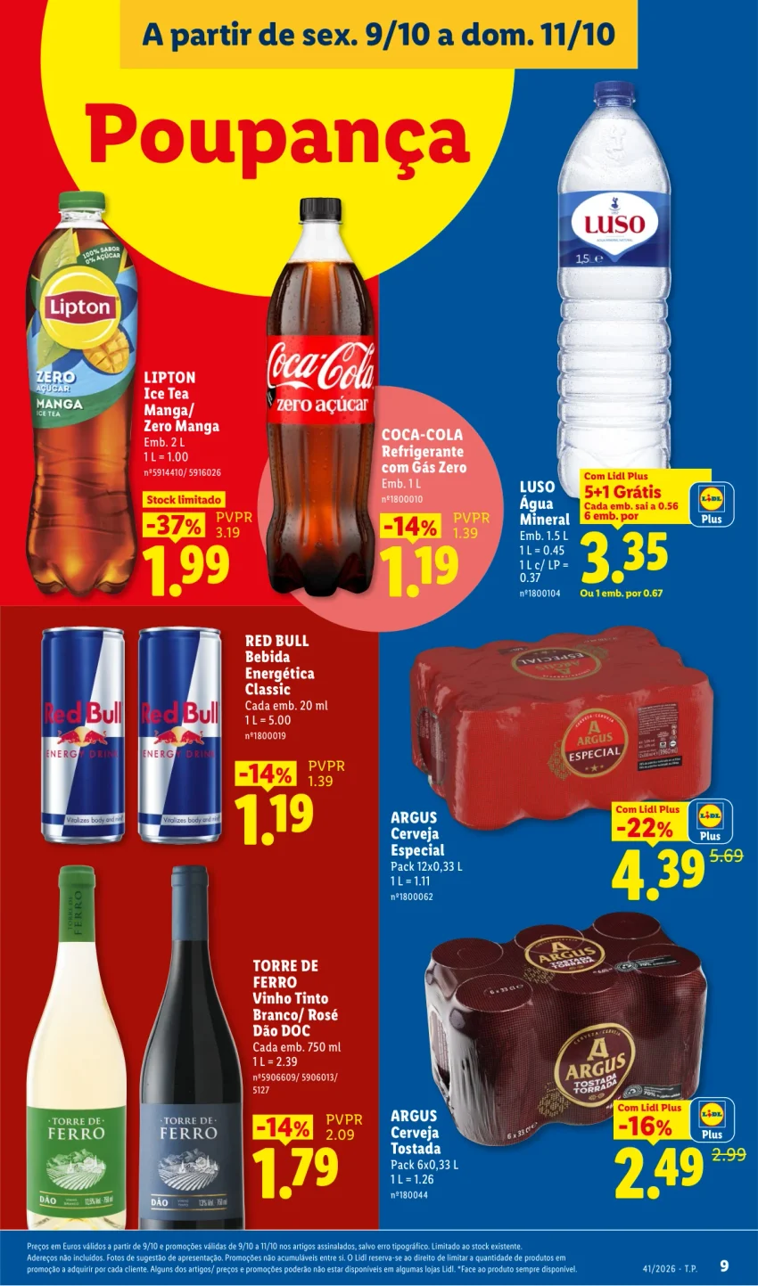 Página 9 do Folheto LiDL Promoções Fim De Semana