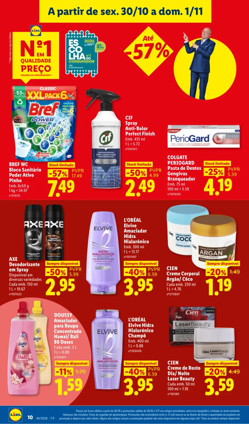 Página 10 do Folheto LiDL Promoções Fim De Semana