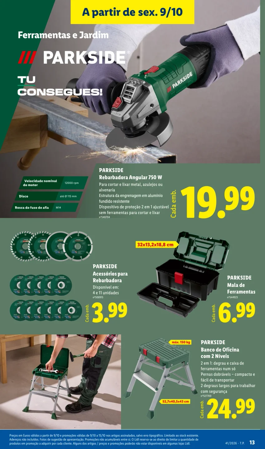 Página 13 do Folheto LiDL Promoções Fim De Semana