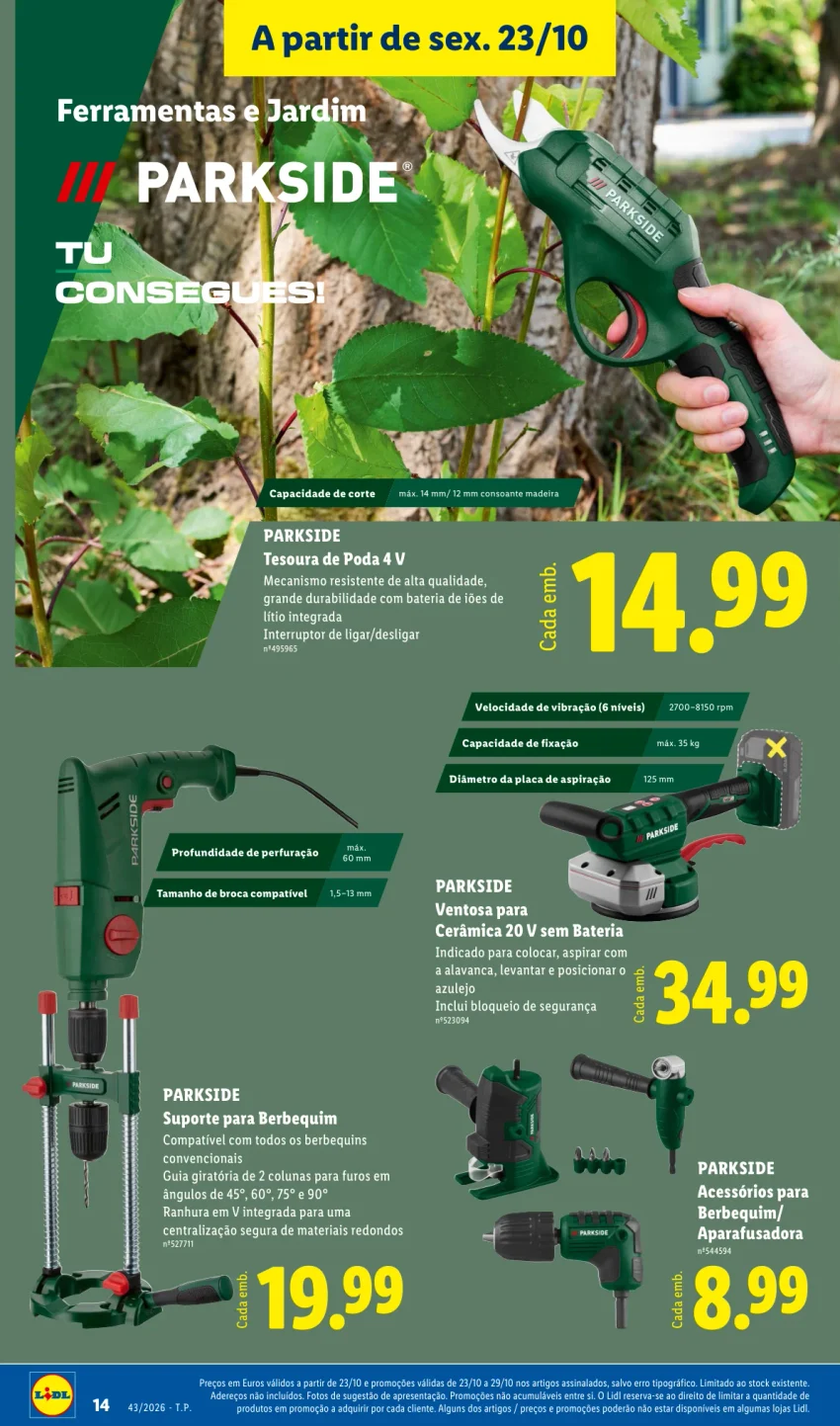Página 14 do Folheto LiDL Promoções Fim De Semana