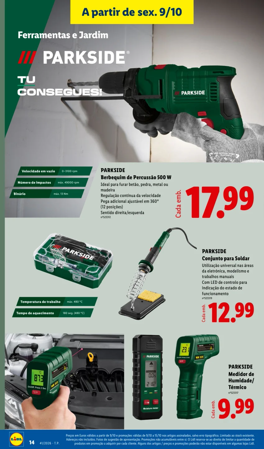 Página 14 do Folheto LiDL Promoções Fim De Semana