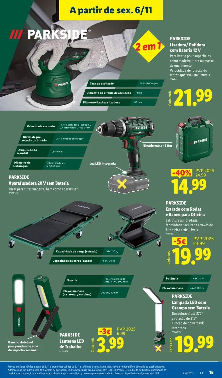 Página 15 do Folheto LiDL Promoções Fim De Semana