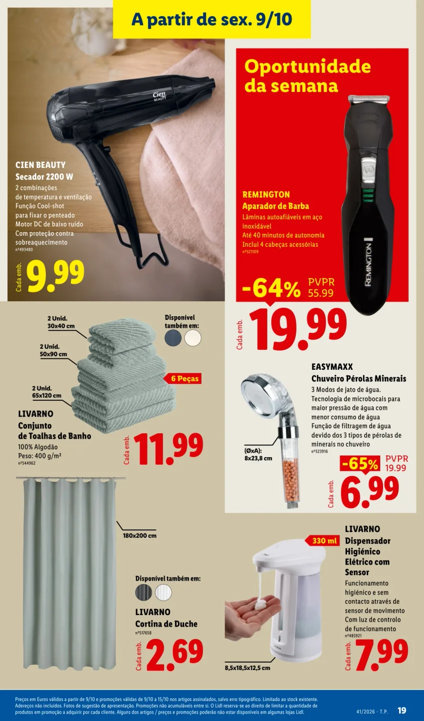 Página 19 do Folheto LiDL Promoções Fim De Semana