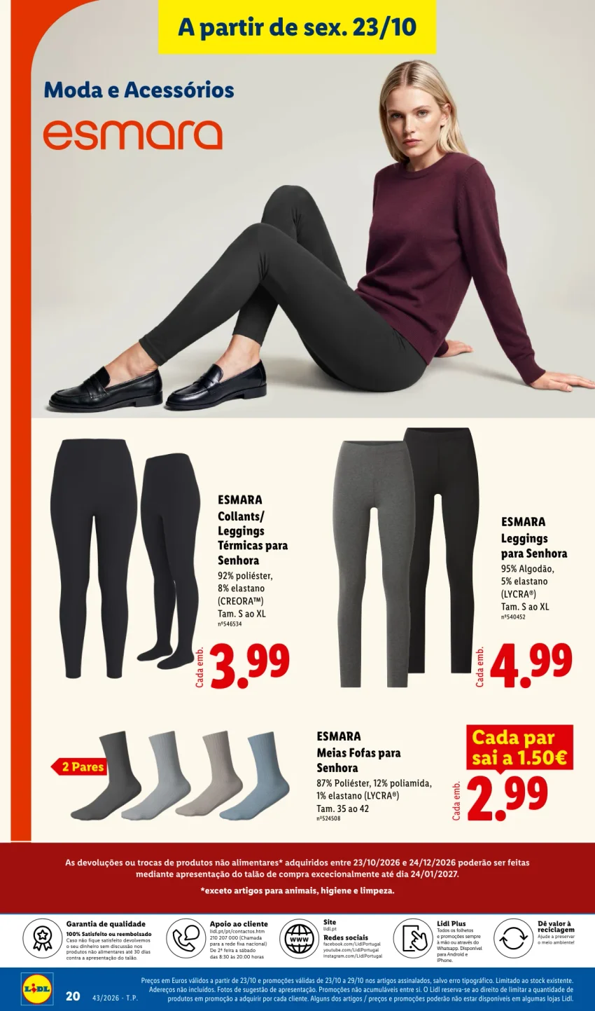 Página 20 do Folheto LiDL Promoções Fim De Semana