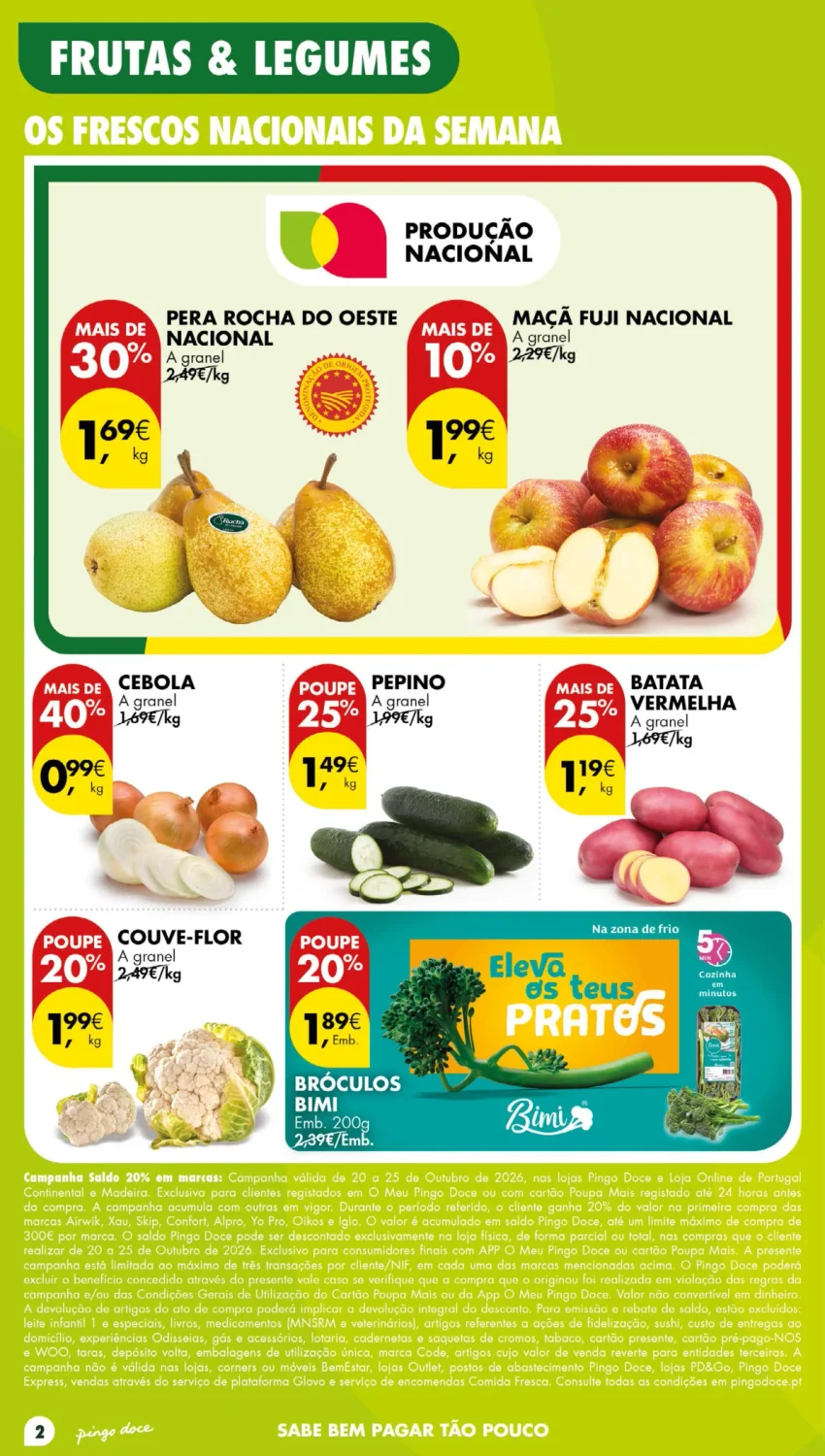 Página 2 do Folheto Pingo Doce