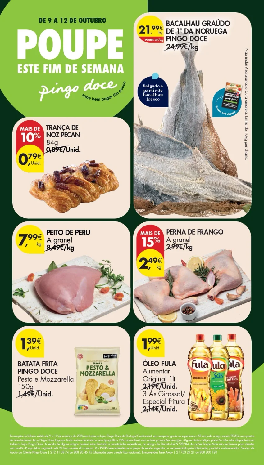 Página 1 do Folheto Pingo Doce Fim De Semana