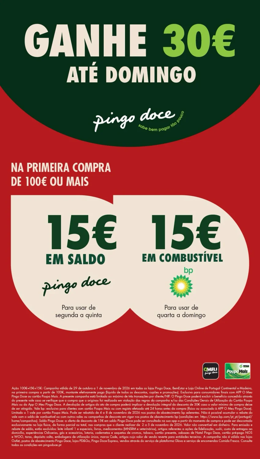 Página 1 do Folheto Pingo Doce Fim De Semana