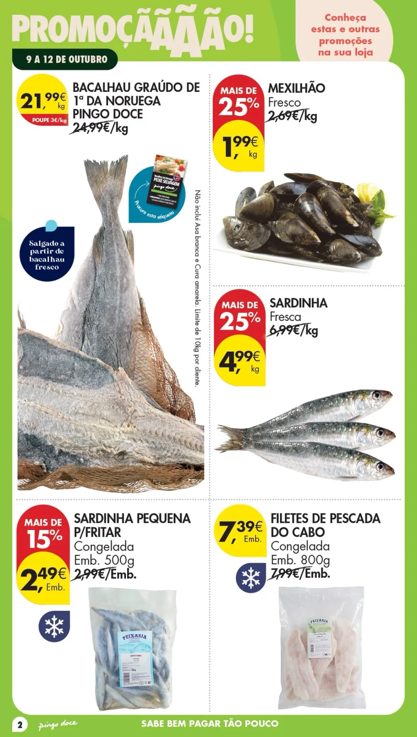Página 2 do Folheto Pingo Doce Fim De Semana