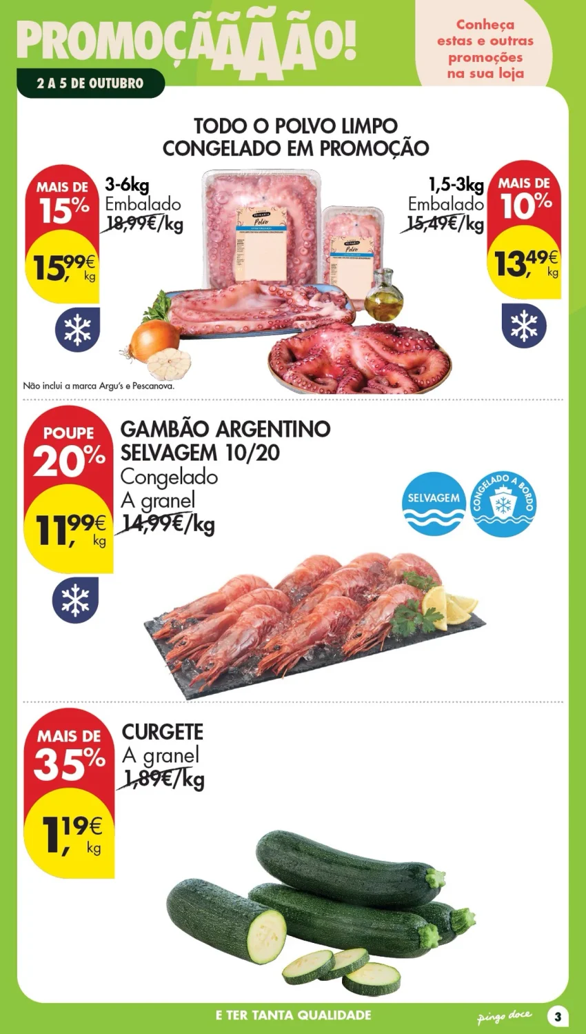 Página 3 do Folheto Pingo Doce Fim De Semana