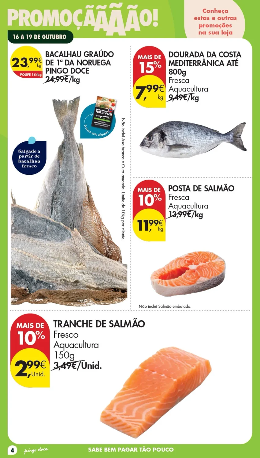 Página 4 do Folheto Pingo Doce Fim De Semana