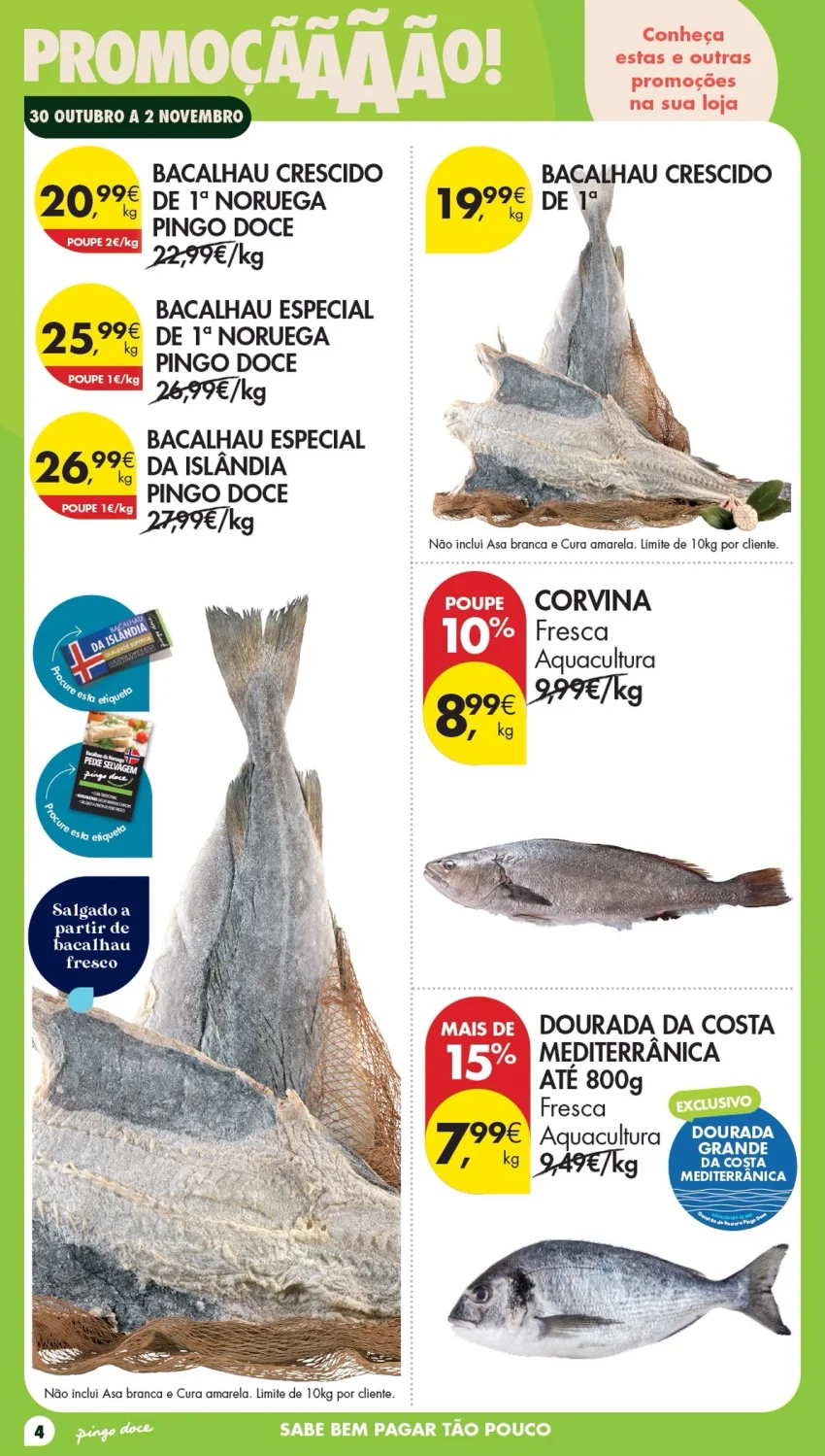 Página 4 do Folheto Pingo Doce Fim De Semana