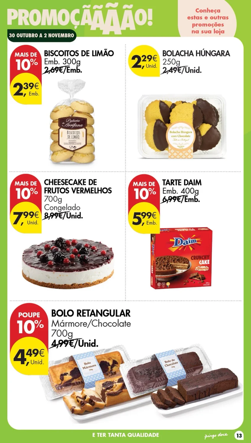 Página 13 do Folheto Pingo Doce Fim De Semana