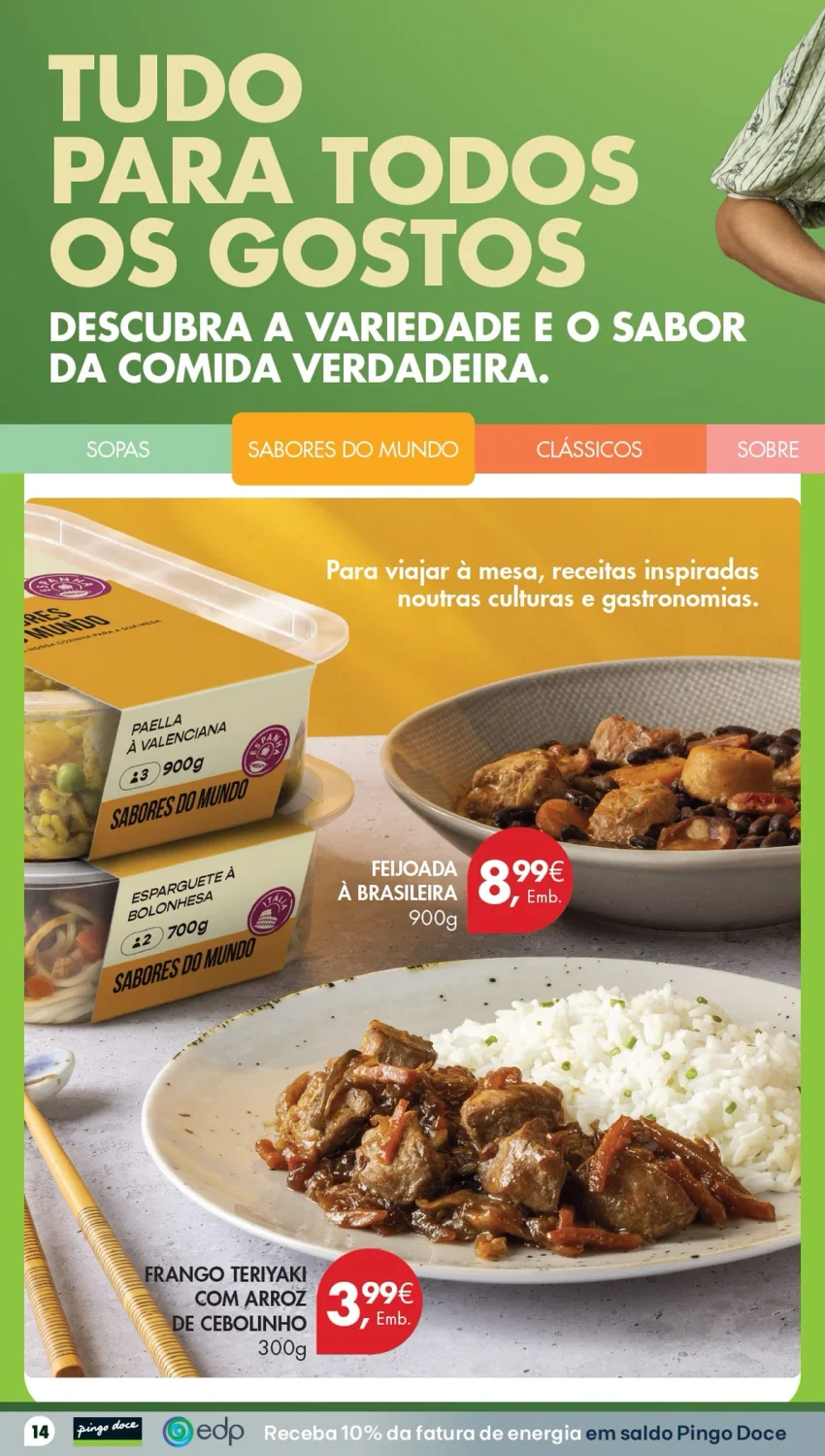 Página 14 do Folheto Pingo Doce Fim De Semana